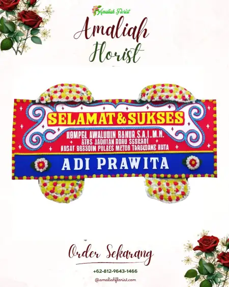 Papan Bunga Ucapan Selamat Kemadu
