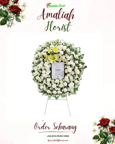 Krans Bunga Duka Kemadu